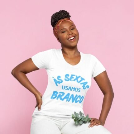 Camiseta às Sextas Usamos Branco